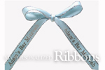 3/8" Colored Edge Personalized Continuous Ribbon