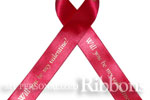 7/8" Plain Edge Personalized Continuous Ribbon