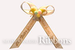 3/8" Colored Edge Personalized Favor Ribbon